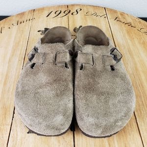 birkenstock clog with heel strap
